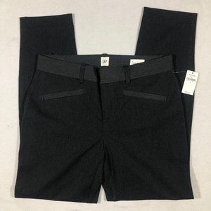 NEW Gap Womens 4 Gray Skinny Ankle Dress Pants Work Career Cotton Blend